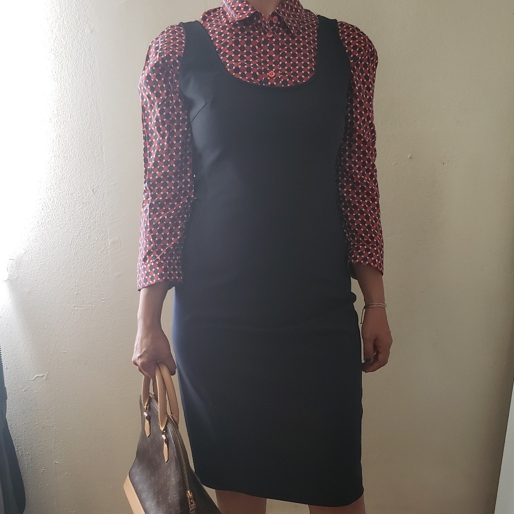 Prada Navy Blue Dress